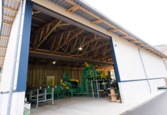 木材チップ製造専用工場
